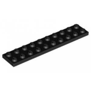 Plaat 2x10 Black